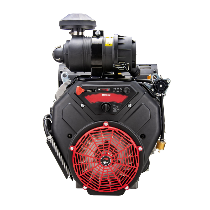 Motor a gasolina de cilindro duplo 999cc 35HP refrigerado a ar para gerador de barco lavador de pressão de grãos sem-fim com CE EPA EURO-V certificat