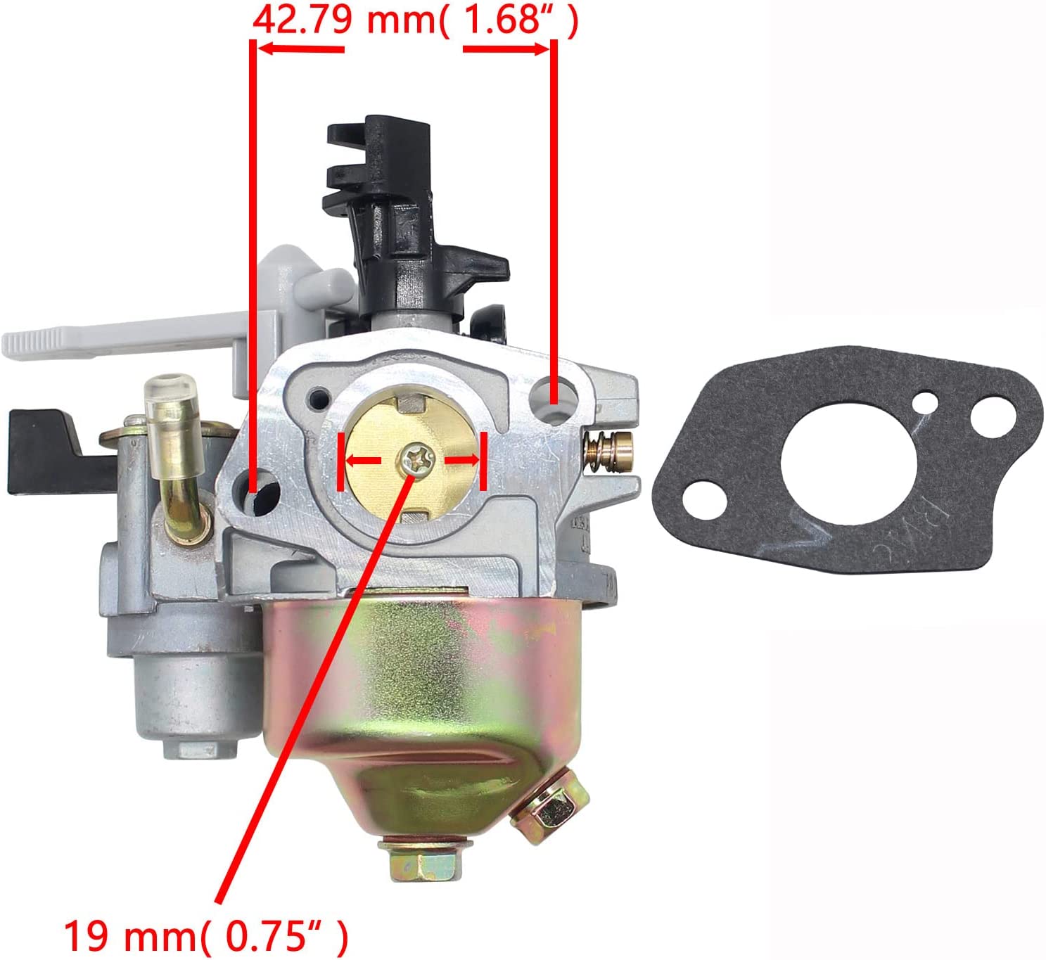 Carburador P19 para motor Honda GX200 GP200 168FB 170F 196cc 208cc 212cc 223cc