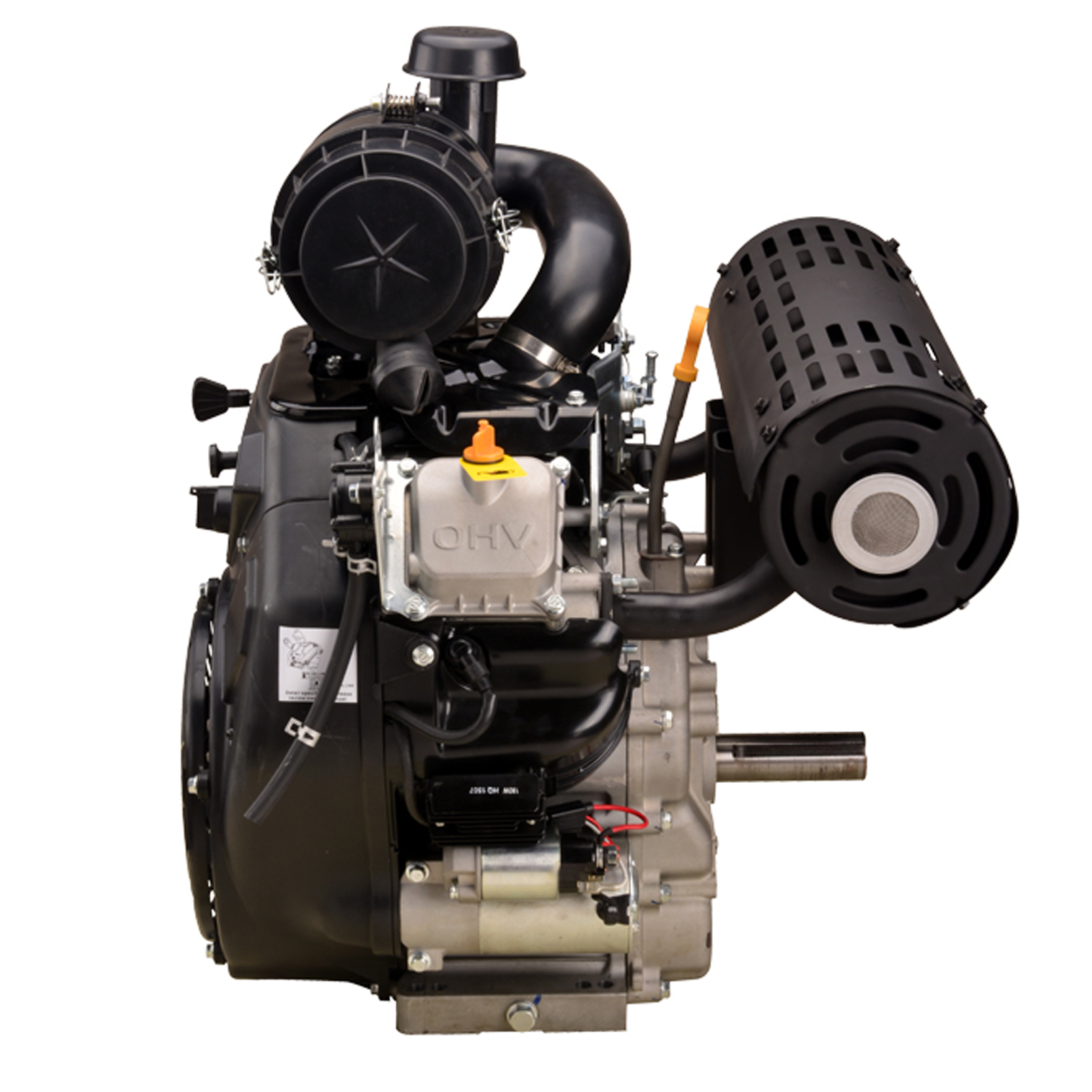 Motor a gasolina de eixo horizontal duplo 999CC 35HP V para gerador de lavadora de pressão de grãos sem fim barco com EPA EURO-V 